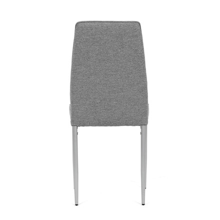 Moderní jídelní židle Autronic Židle jídelní, stříbrná látka, šedé kovové nohy (DCL-379 GREY2) (7)