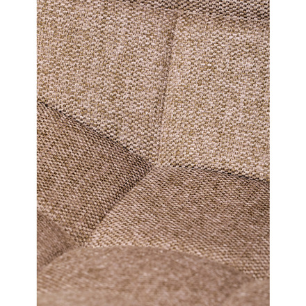 Moderní jídelní židle Autronic Židle jídelní, hnědá látka, černé kovové nohy (HC-462 CRM2) (30)