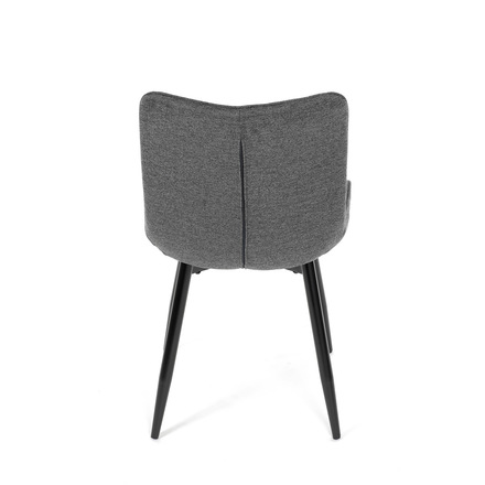 Moderní jídelní židle Autronic Židle jídelní, šedá látka, černé kovové nohy (HC-462 GREY2) (18)