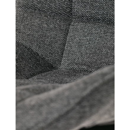 Moderní jídelní židle Autronic Židle jídelní, šedá látka, černé kovové nohy (HC-462 GREY2) (26)