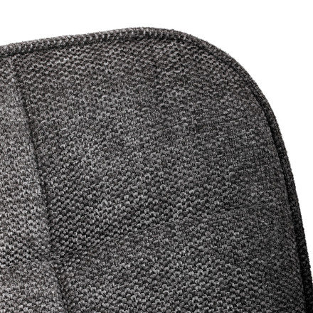 Moderní jídelní židle Autronic Židle jídelní, šedá látka, černé kovové nohy (HC-462 GREY2) (29)