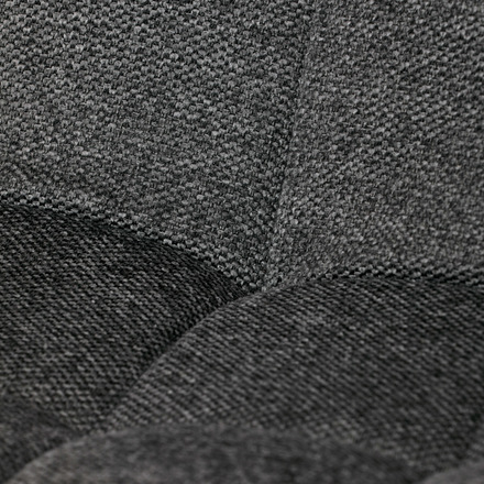 Moderní jídelní židle Autronic Židle jídelní, šedá látka, černé kovové nohy (HC-462 GREY2) (30)