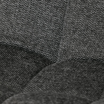 Moderní jídelní židle Autronic Židle jídelní, šedá látka, černé kovové nohy (HC-462 GREY2) (30)