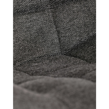 Moderní jídelní židle Autronic Židle jídelní, šedá látka, černé kovové nohy (HC-462 GREY2) (33)