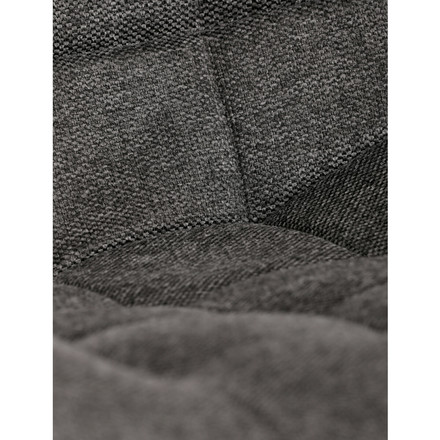 Moderní jídelní židle Autronic Židle jídelní, šedá látka, černé kovové nohy (HC-462 GREY2) (33)
