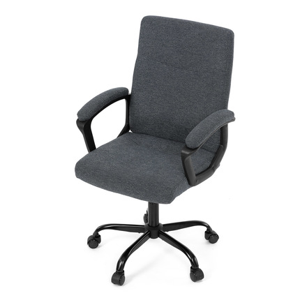 Kancelářské křeslo Autronic Kancelářské křeslo, černá látka, kovový kříž (KA-Y391 BK2) (40)