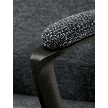 Kancelářské křeslo Autronic Kancelářské křeslo, černá látka, kovový kříž (KA-Y391 BK2) (25)