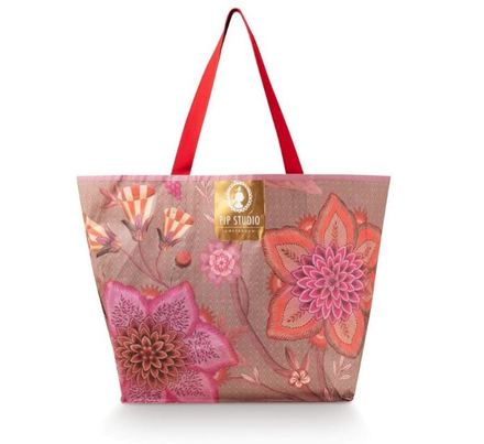 Promo taška Pip Studio Viva las Flores Pink 60x40x20cm