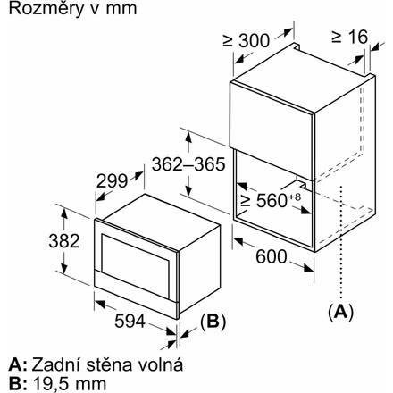 Vestavná mikrovlnná trouba Bosch BFL7221W1 (2)