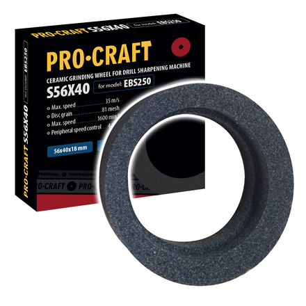 Brusný kotouč pro brusku na vrtáky Procraft S56X40 /EBS250