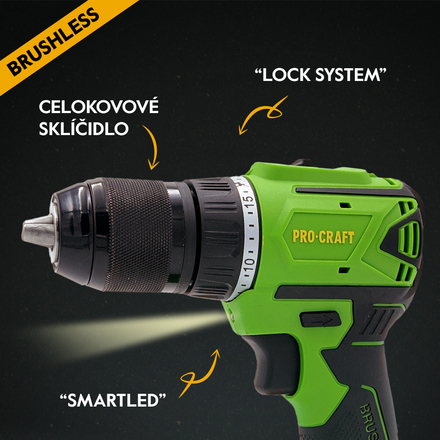 Aku šroubovák Procraft PA18LiN (2)