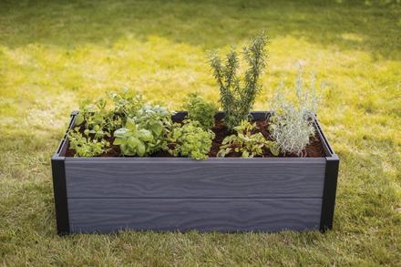 Vyvýšený záhon Keter Maple through grafitový (3)