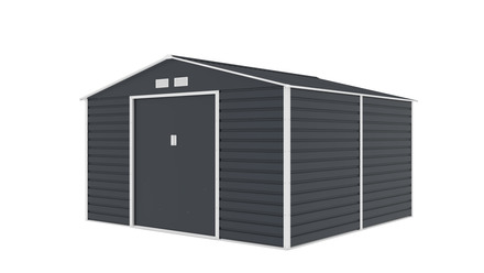 Zahradní domek G21 GAH 1085 - 340 x 319 cm, antracitový (2)