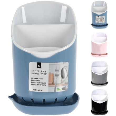 Odkapávač na příbory Excellent KO-010000430ruzo 12 x 11 cm růžový (1)