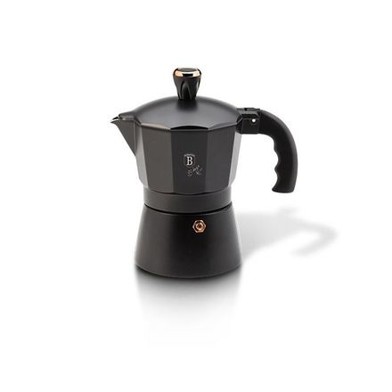 Konvice na espresso Berlingerhaus BH-8560 3 šálky Black Rose Collection