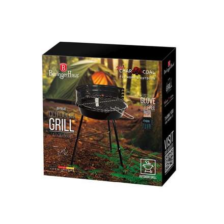 Gril na dřevěné uhlí Berlingerhaus BH-8648 s rukavicí (1)