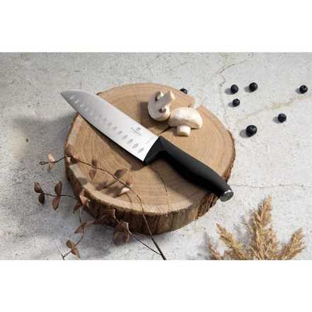 Sada nožů Berlingerhaus BH-2943 s magnetickým držákem z akátového dřeva 6 ks Matt Black Collection (5)