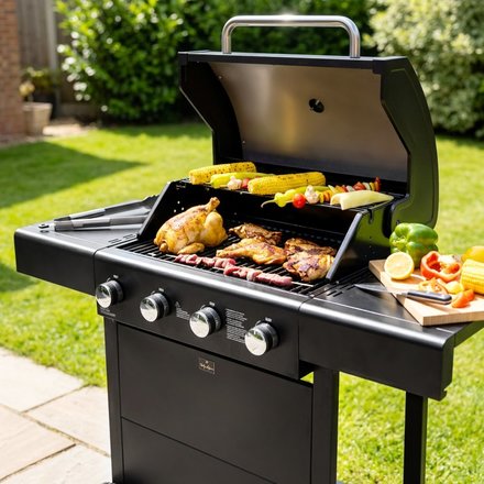 Plynový zahradní gril Berlingerhaus BH-8605 Outdoor 4 hořáky (6)