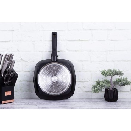 Pánev grilovací Berlingerhaus BH-1953 s odnímatelnou rukojetí 28 cm Black Rose Collection (6)