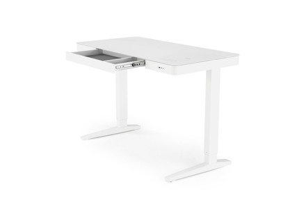Psací stůl Halmar B52 s funkcí nastavení výšky, bílá (2p=1szt) (2 Karton) (2)
