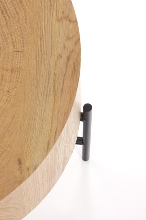 Konferenční stolek Halmar BROOKLYN-S dub přírodní/černá (1p=1szt) (5)