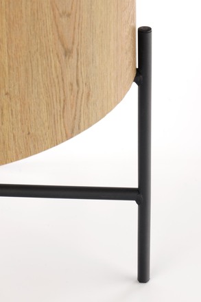 Konferenční stolek Halmar BROOKLYN-S dub přírodní/černá (1p=1szt) (7)