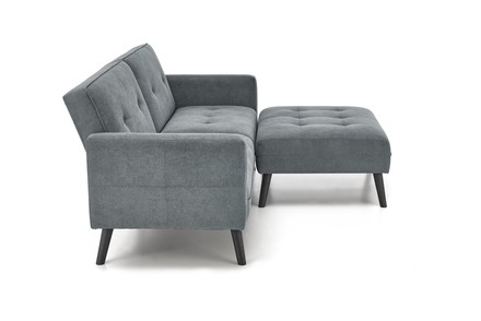 Sedačka s funkcí rozložení Halmar CORNELIUS rozkládací šedá (1p=1szt) (3)