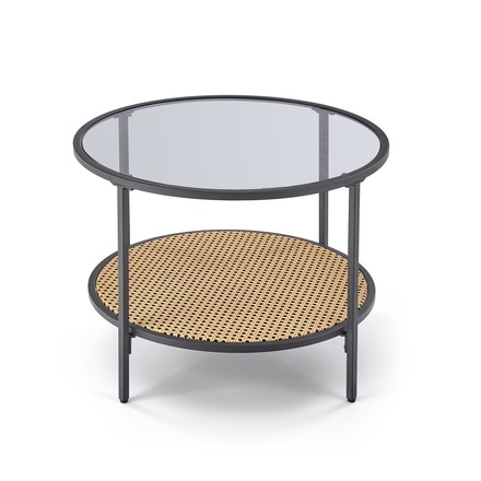 Konferenční stolek Halmar DAKOTA kouřové / přírodní (1p=1szt) (4)