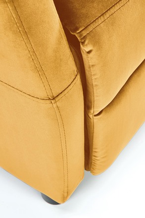 Polohovatelné křeslo Halmar FELIPE 2 hořčicová (2p=1szt) (2 Karton) (10)