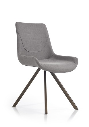 Moderní jídelní židle Halmar K290 šedá / zlatá antiková (2p=2szt) (2 Karton) (1)