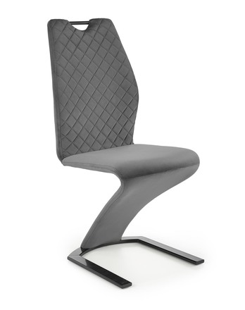 Moderní jídelní židle Halmar K442 šedá