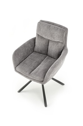 Moderní jídelní židle Halmar K495 šedá (1p=2szt) (6)