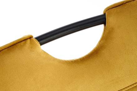 Moderní jídelní židle Halmar K521 hořčicová (1p=4szt) (7)