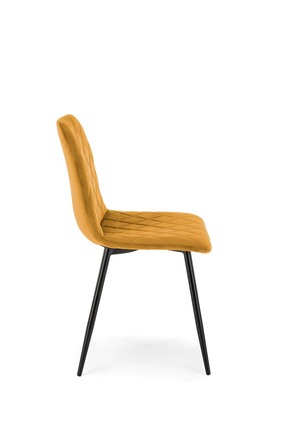Moderní jídelní židle Halmar K525 hořčicová (1p=4szt) (4)