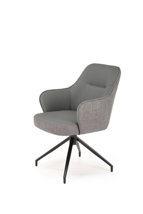 Moderní jídelní židle Halmar K527 šedá / j. šedá (1p=2szt) (2)