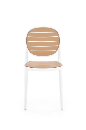 Moderní jídelní židle Halmar K529 bílá / přírodní (1p=4szt)