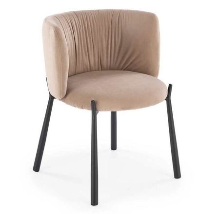 Moderní jídelní židle Halmar K531 béžová