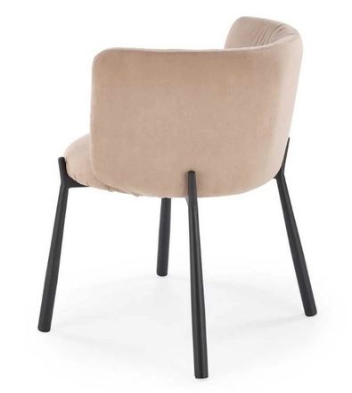 Moderní jídelní židle Halmar K531 béžová (4)