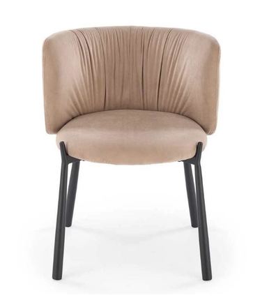Moderní jídelní židle Halmar K531 béžová (7)