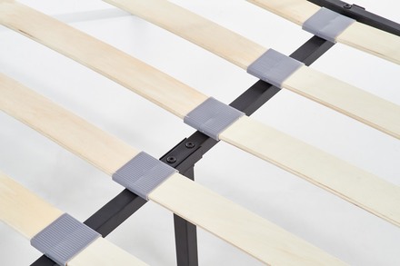 Jednolůžkové postel Halmar LINDA 120 černá (2p=1szt) (2 Karton) (10)