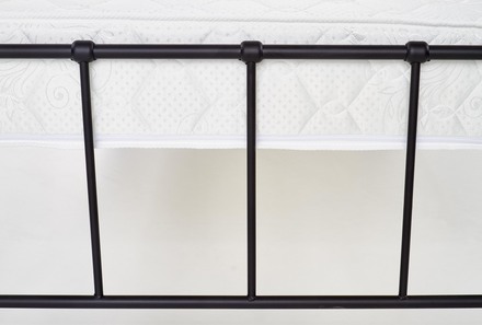 Jednolůžkové postel Halmar LINDA 120 černá (2p=1szt) (2 Karton) (7)