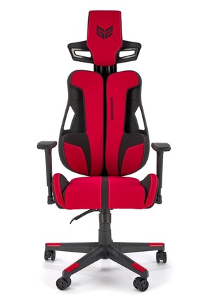 Kancelářské křeslo Halmar NITRO 2 tkanina, červená / černá (1p=1szt)