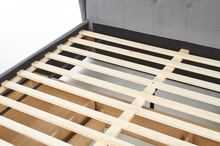 Manželská postel s úložným prostorem Halmar SABRINA šedá (6p=1szt) (6 karton) (4)