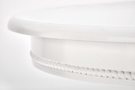 Dřevěný jídelní stůl Halmar WILLIAM bílá (2p=1szt) (2 Karton) (6)