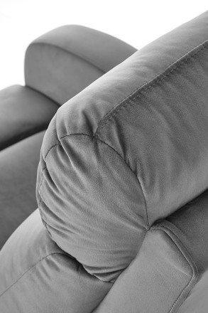 Polohovatelné rozkládací křeslo Halmar WONDER s funkcí houpání, šedá (2p=1szt) (2 Karton) (7)