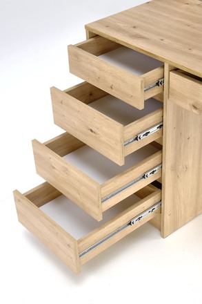 Toaletní stolek Halmar HOLLYWOOD XL dub artisan (3p=1szt) (3 karton) (5)