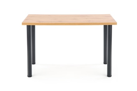 Moderní jídelní stůl Halmar MODEX 2 120 barva deska - dub wotan, nohy - černá (2 Karton)