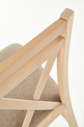 Dřevěná jídelní židle Halmar DARIUSZ dub sonoma / tap: Inari 23 (1p=2szt) (5)