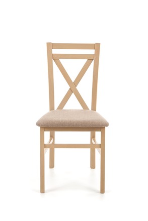 Dřevěná jídelní židle Halmar DARIUSZ dub sonoma / tap: Inari 23 (1p=2szt) (4)