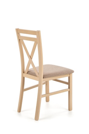 Dřevěná jídelní židle Halmar DARIUSZ dub sonoma / tap: Inari 23 (1p=2szt) (2)